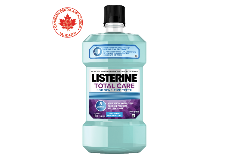 Listerine Total Care for Sensitive Teeth® Mouthwash Bottle,  1L