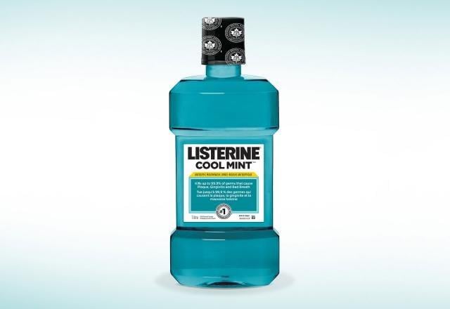 LISTERINE® Cool Mint Antiseptic Mouthwash bottle, 1L