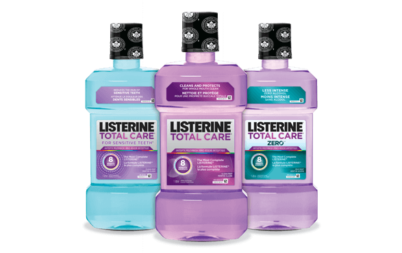 Family shot of LISTERINE® Total Care category